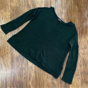 Inspired Hearts Waffle Knit Top Medium